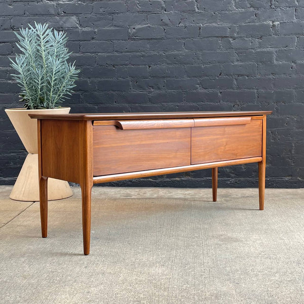 Vintage Mid-Century Modern Walnut Console Table or Credenza, c.1960’s