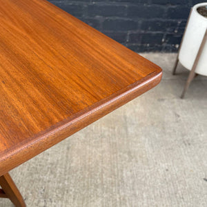 Vintage Mid-Century Modern Walnut Drop Down Dining Table, c.1960’s