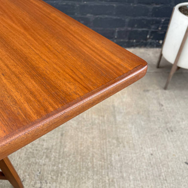 Vintage Mid-Century Modern Walnut Drop Down Dining Table, c.1960’s