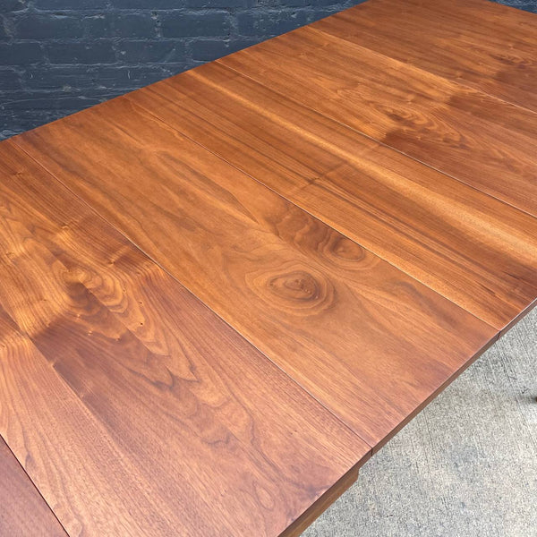 Vintage Mid-Century Modern Expanding Walnut Drop Down Dining Table, c.1960’s