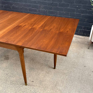 Vintage Mid-Century Modern Expanding Walnut Drop Down Dining Table, c.1960’s