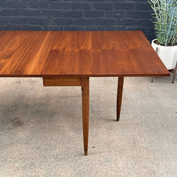 Vintage Mid-Century Modern Expanding Walnut Drop Down Dining Table, c.1960’s