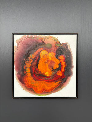 Vintage Signed Mid-Century Modern Abstract Painting, c.1960’s