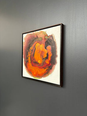 Vintage Signed Mid-Century Modern Abstract Painting, c.1960’s