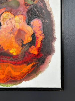Vintage Signed Mid-Century Modern Abstract Painting, c.1960’s