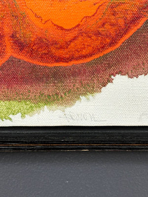 Vintage Signed Mid-Century Modern Abstract Painting, c.1960’s
