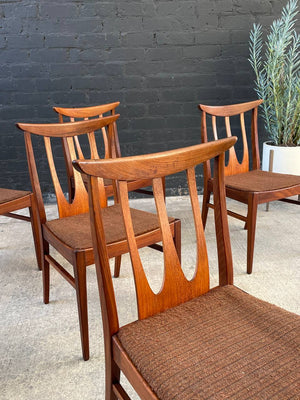 Set of 6 Mid-Century Modern “Brasilia” Sculpted Teak Dining Chairs by G-Plan, c.1960’s