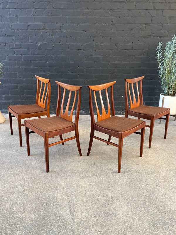 Set of 6 Mid-Century Modern “Brasilia” Sculpted Teak Dining Chairs by G-Plan, c.1960’s