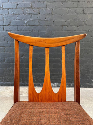 Set of 6 Mid-Century Modern “Brasilia” Sculpted Teak Dining Chairs by G-Plan, c.1960’s