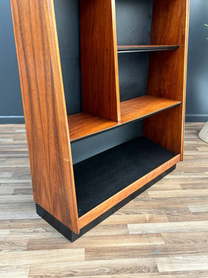 Mid-Century Modern Walnut Pyramid Bookcase by Merton Gershun for Dillingham, c.1950’s