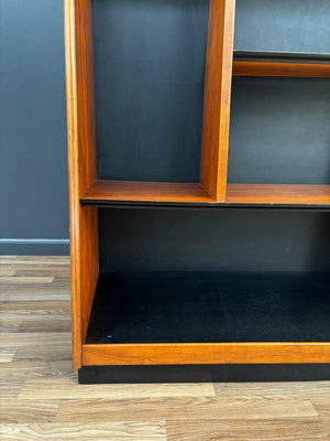 Mid-Century Modern Walnut Pyramid Bookcase by Merton Gershun for Dillingham, c.1950’s