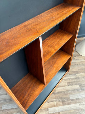Mid-Century Modern Walnut Pyramid Bookcase by Merton Gershun for Dillingham, c.1950’s