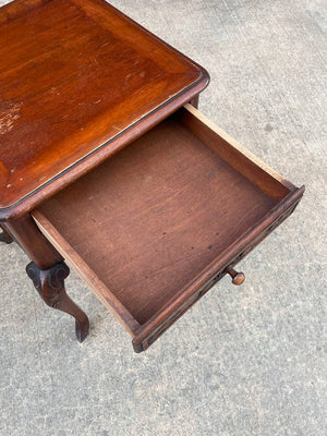 Antique French Louis XV Carved Mahogany Night Stand, c.1930’s
