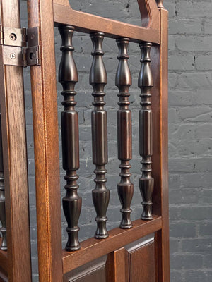 Vintage Folding 4-Panel Room Divider Screen, c.1960’s