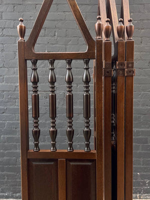 Vintage Folding 4-Panel Room Divider Screen, c.1960’s