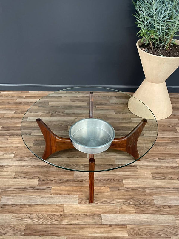 Mid-Century Modern Coffee Table with Plant Stand by Adrian Pearsall, c.1960’s