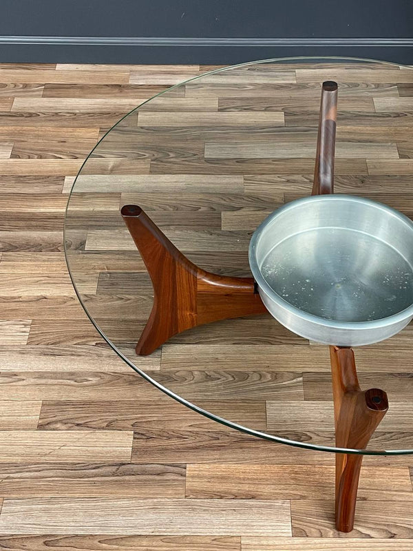 Mid-Century Modern Coffee Table with Plant Stand by Adrian Pearsall, c.1960’s