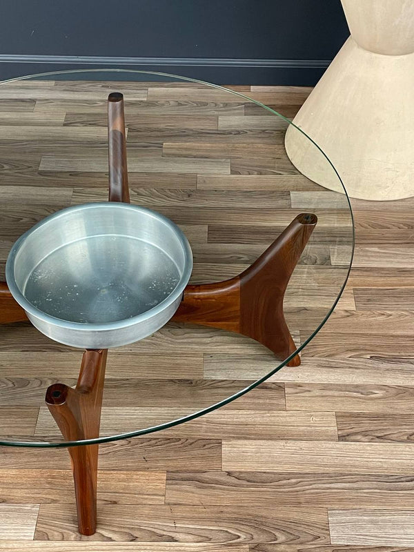 Mid-Century Modern Coffee Table with Plant Stand by Adrian Pearsall, c.1960’s