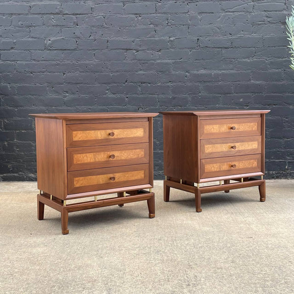 Pair of Vintage Mid-Century Modern Two-Tone Night Stands, c.1960’s