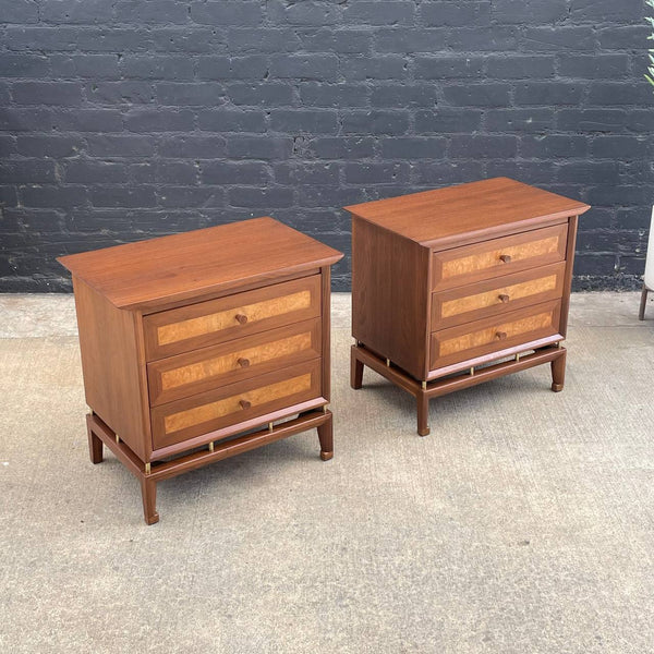 Pair of Vintage Mid-Century Modern Two-Tone Night Stands, c.1960’s