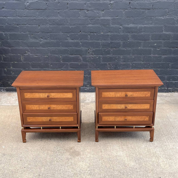 Pair of Vintage Mid-Century Modern Two-Tone Night Stands, c.1960’s