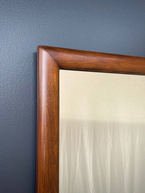 Mid-Century Modern Sculpted Walnut Mirror, c.1960’s