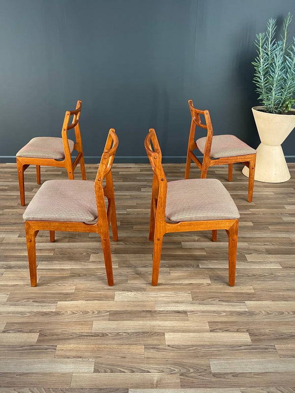 Set of 6 Mid-Century Danish Teak Dining Chairs by D-Scan, c.1960’s