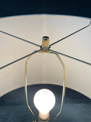 Mid-Century Modern Sculpted Floor Lamp with Brass Accent, c.1960’s