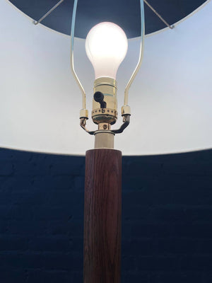 Mid-Century Modern Sculpted Floor Lamp with Brass Accent, c.1960’s