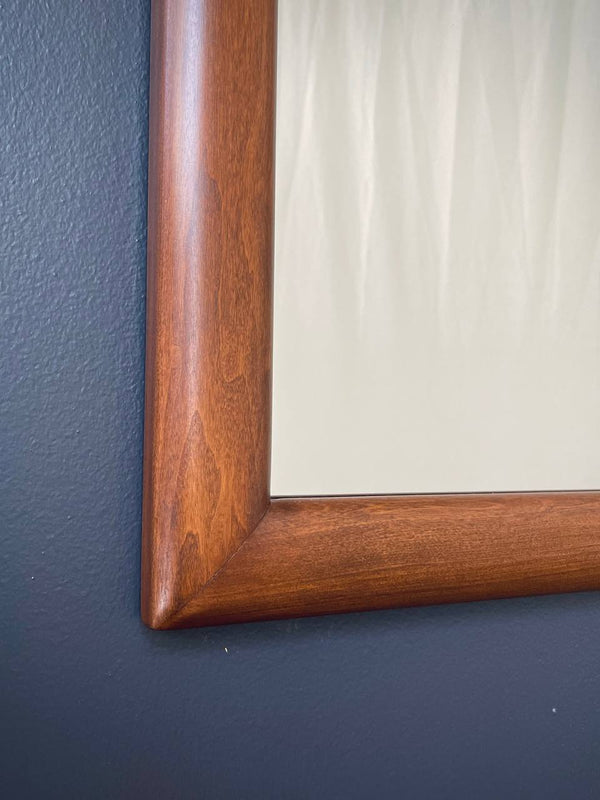 Mid-Century Modern Sculpted Walnut Mirror, c.1960’s