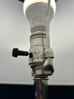 Mid-Century Modern Glass & Marble Table Lamp, c.1960’s