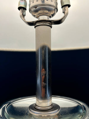 Mid-Century Modern Glass & Marble Table Lamp, c.1960’s