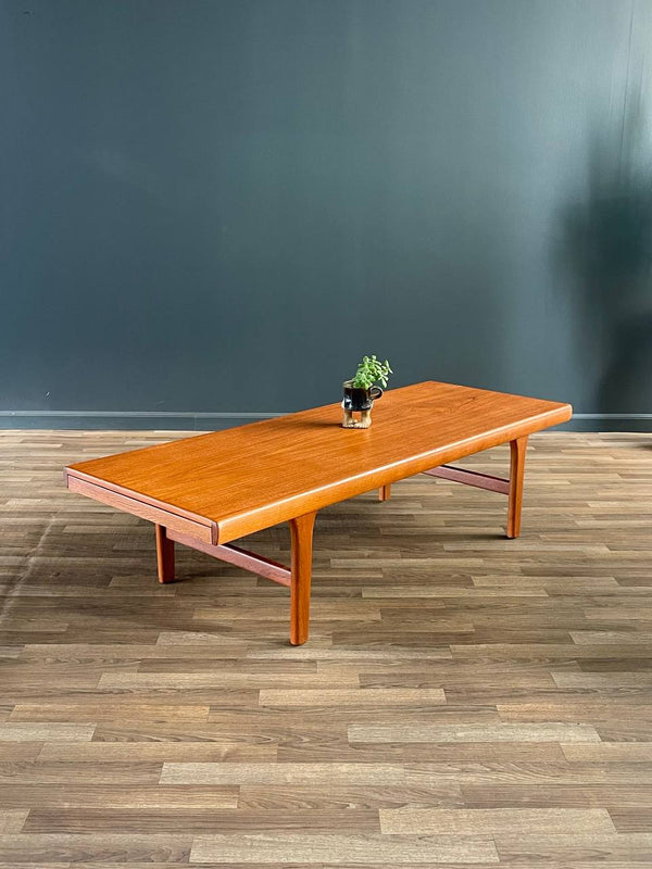 Mid-Century Danish Modern Teak Coffee Table w/ Expanding Tray, c.1960’s