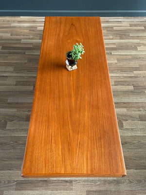 Mid-Century Danish Modern Teak Coffee Table w/ Expanding Tray, c.1960’s