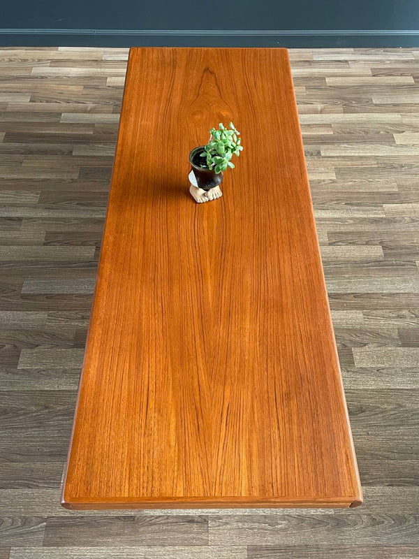 Mid-Century Danish Modern Teak Coffee Table w/ Expanding Tray, c.1960’s