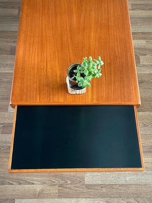 Mid-Century Danish Modern Teak Coffee Table w/ Expanding Tray, c.1960’s