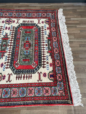 Vintage Persian Oriental Hand Woven Wool Rug, c.1960’s
