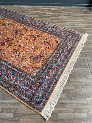 Large Vintage Persian Oriental Hand Woven Wool Rug, c.1960’s