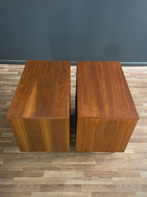 Pair of Mid-Century Modern Walnut Dressers by Stanley, c.1950’s