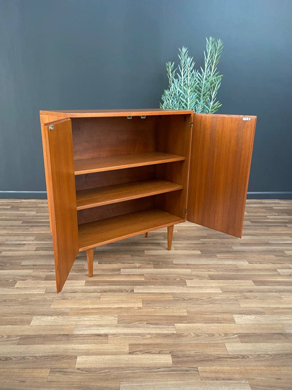 Mid-Century Danish Modern Teak Dining Cabinet Credenza, c.1960’s