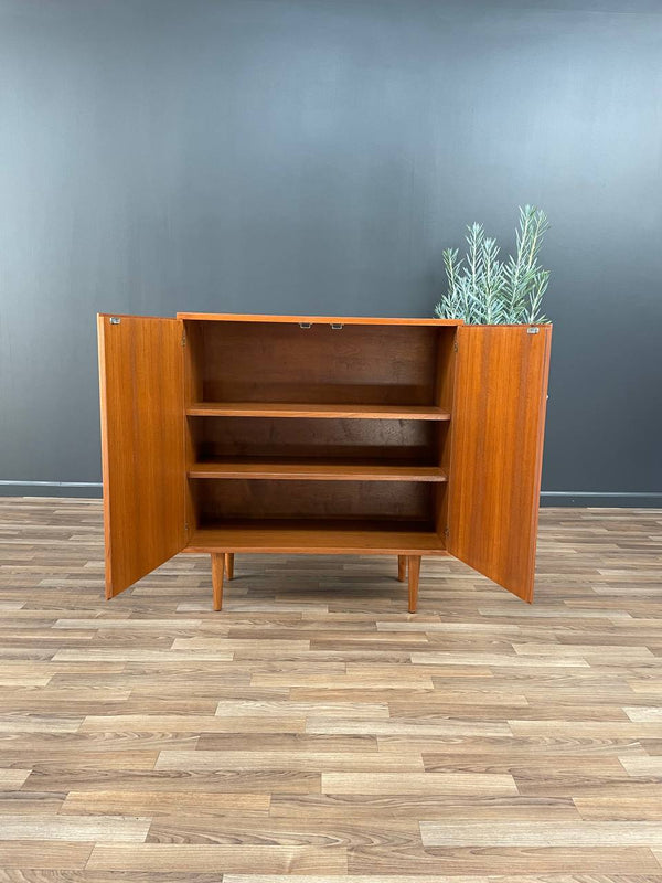 Mid-Century Danish Modern Teak Dining Cabinet Credenza, c.1960’s