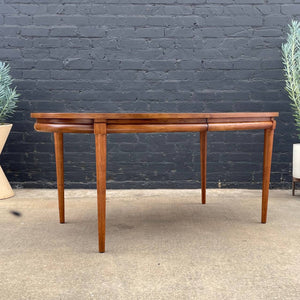 Vintage Mid-Century Modern Large Expanding Walnut Dining Table, c.1960’s