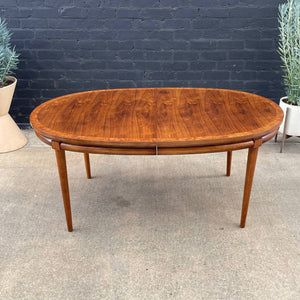 Vintage Mid-Century Modern Large Expanding Walnut Dining Table, c.1960’s
