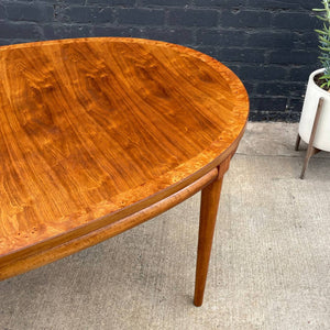 Vintage Mid-Century Modern Large Expanding Walnut Dining Table, c.1960’s