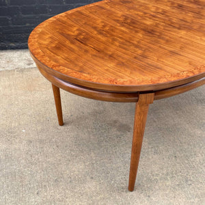 Vintage Mid-Century Modern Large Expanding Walnut Dining Table, c.1960’s