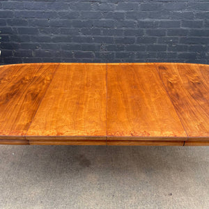 Vintage Mid-Century Modern Large Expanding Walnut Dining Table, c.1960’s