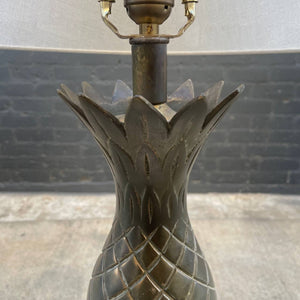 Vintage Brass Pineapple Style Table Lamp, c.1960’s
