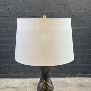 Vintage Brass Pineapple Style Table Lamp, c.1960’s