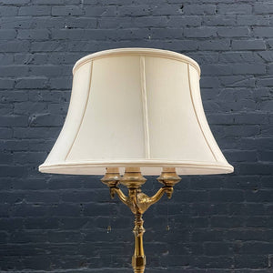 Vintage Brass Candelabra Style Table Lamp , c.1960’s