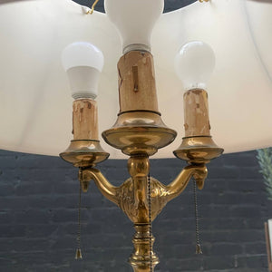 Vintage Brass Candelabra Style Table Lamp , c.1960’s